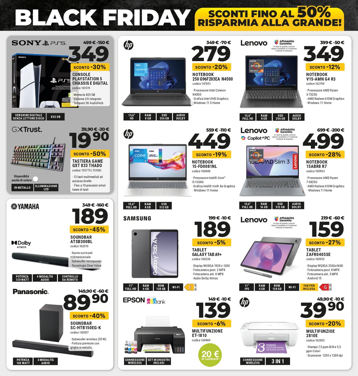 sinergy - Volantino Sinergy - Black Friday valido dal 21/11 al 03/12 - page: 3