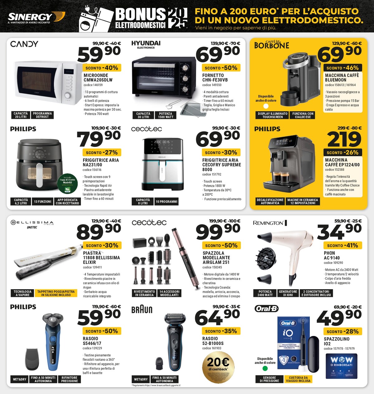 sinergy - Volantino Sinergy - Black Friday valido dal 21/11 al 03/12 - page: 6