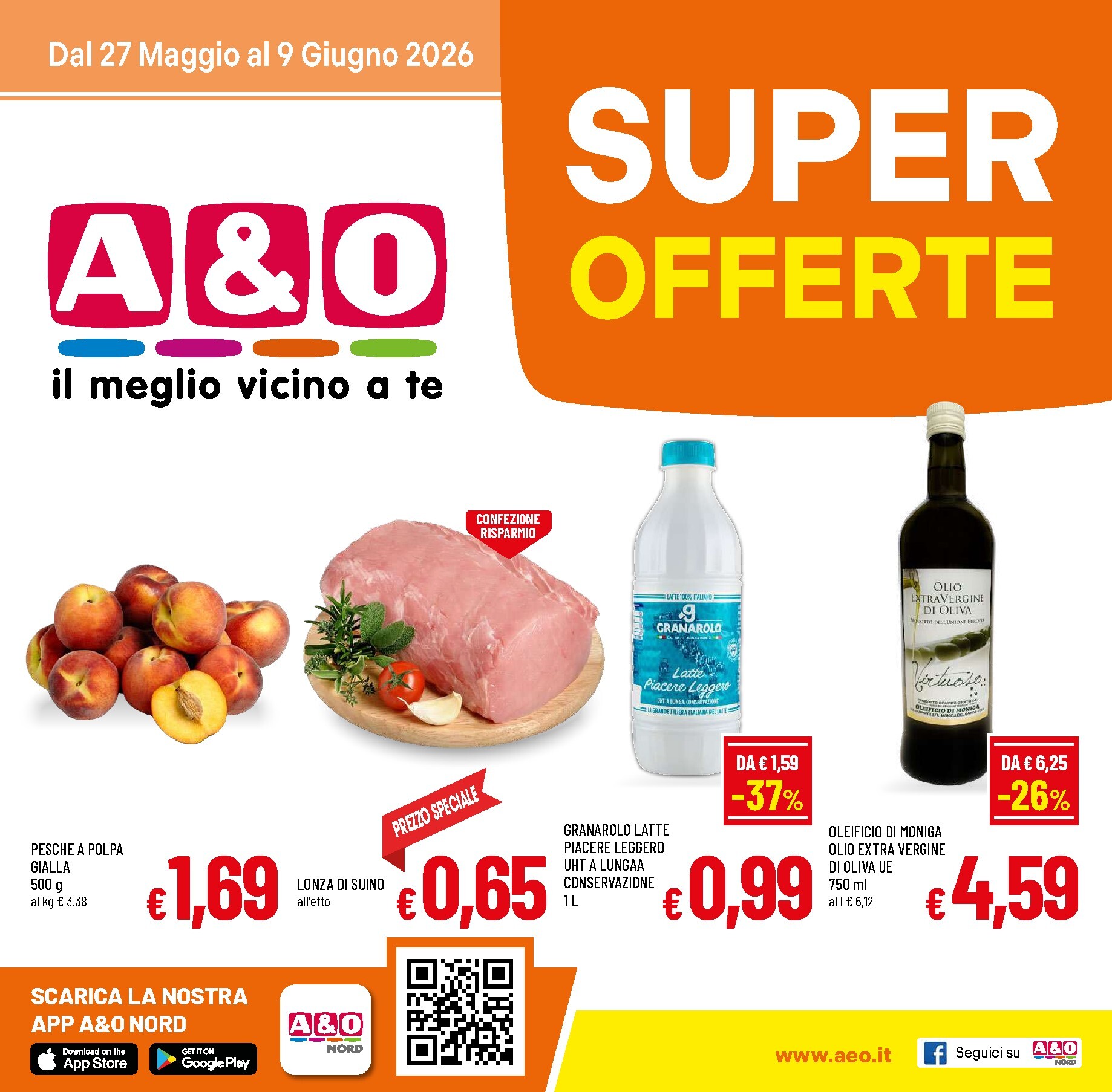 a-o - Volantino attuale di A&O valido dal mercoledì 27/05/2026 al martedì 09/06/2026