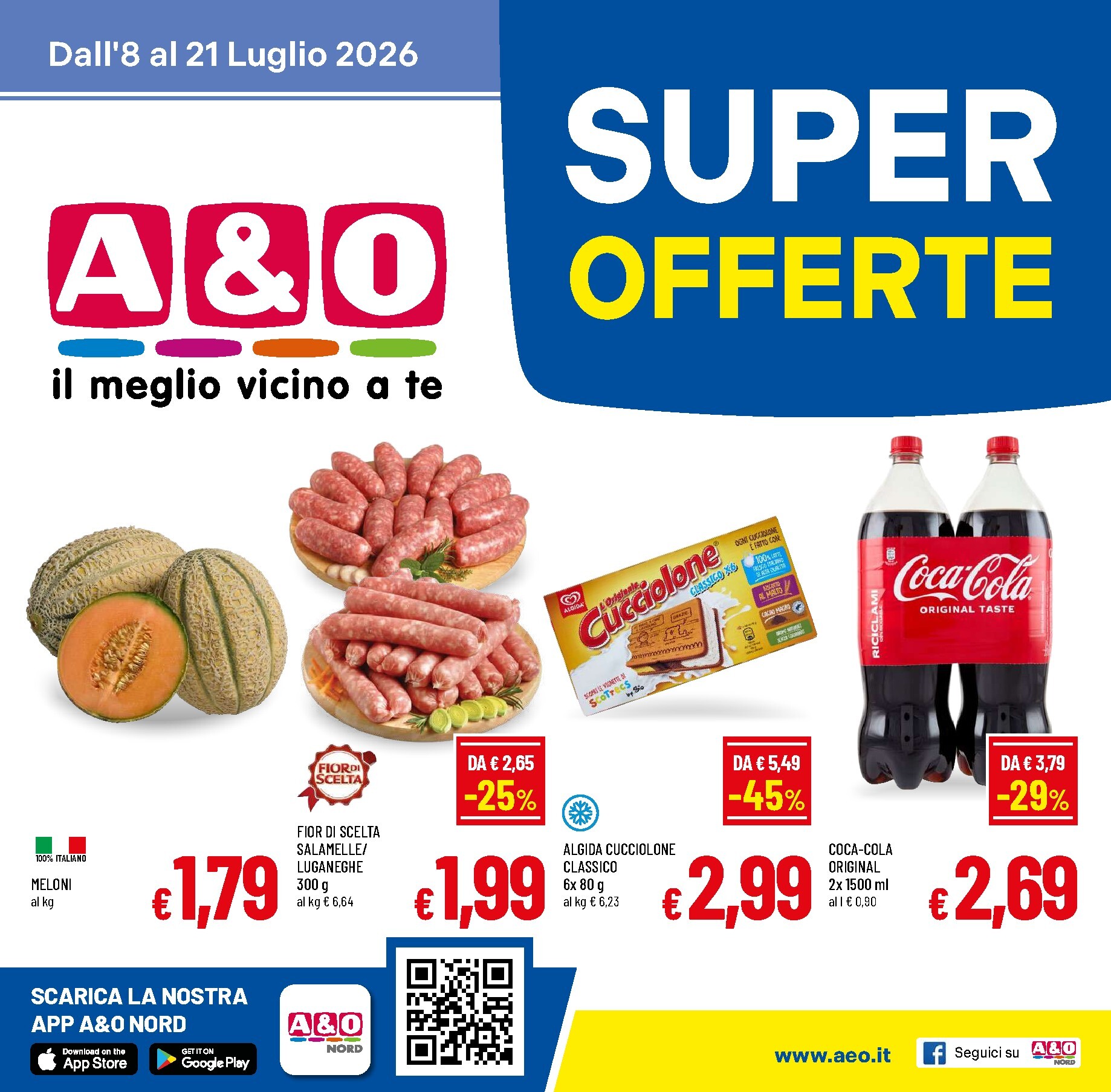 a-o - Volantino attuale di A&O valido dal mercoledì 08/07/2026 al martedì 21/07/2026