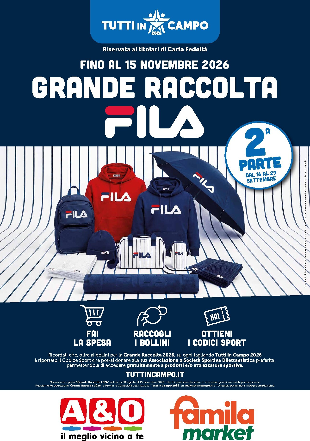 a-o - Volantino futuro A&O - Prodotti Sponsor - 2° Parte valido dal mercoledì 16/09/2026 al martedì 29/09/2026