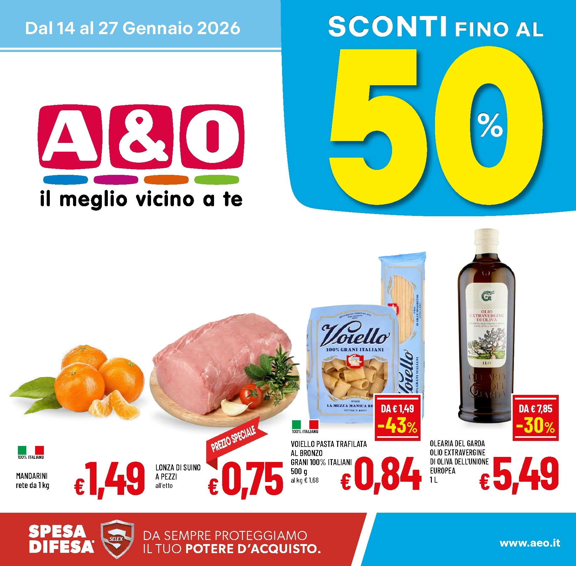 a-o - Volantino A&O valido dal 14/01 al 27/01