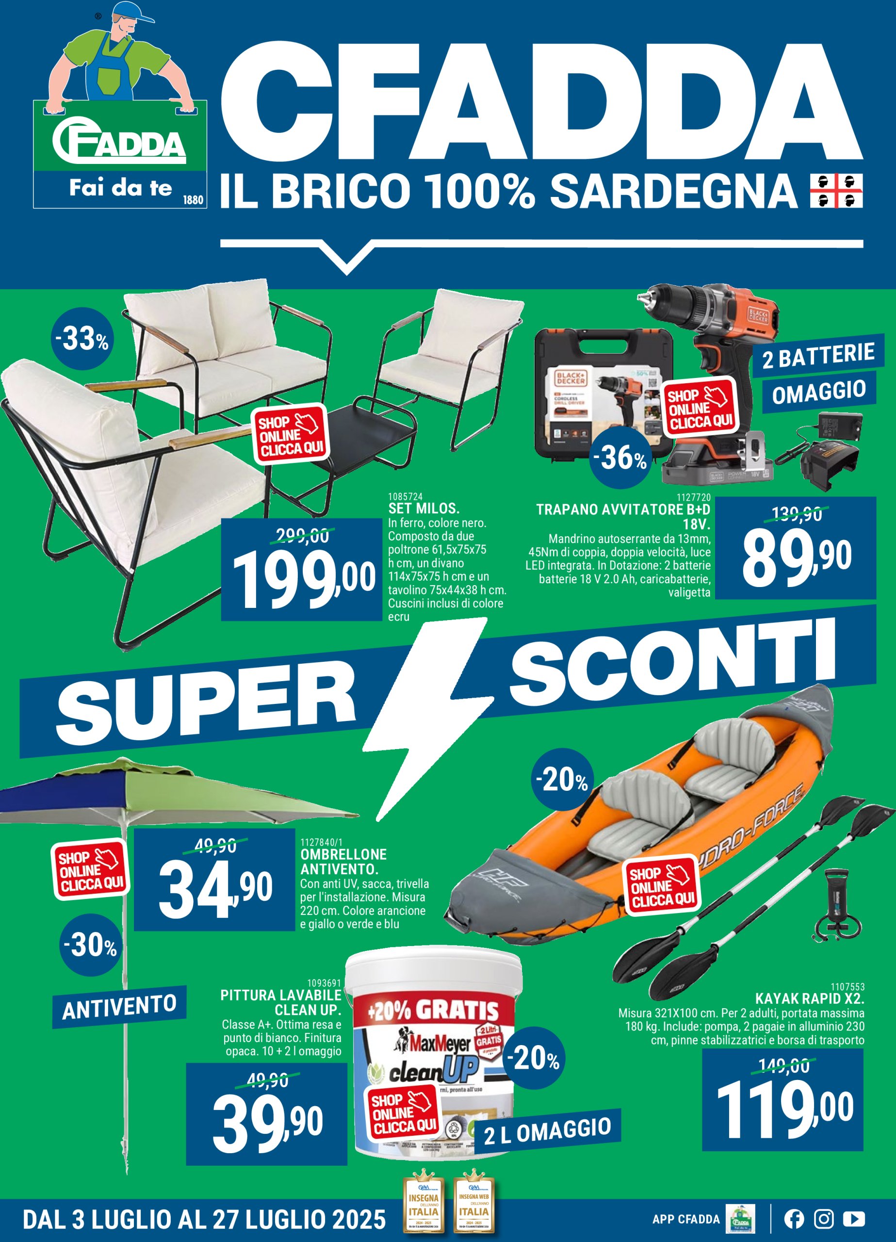 cfadda - Volantino CFADDA valido dal 03/07 al 27/07