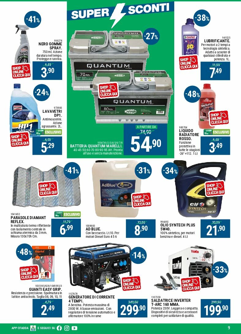 cfadda - Volantino CFADDA valido dal 31/07 al 24/08 - page: 9