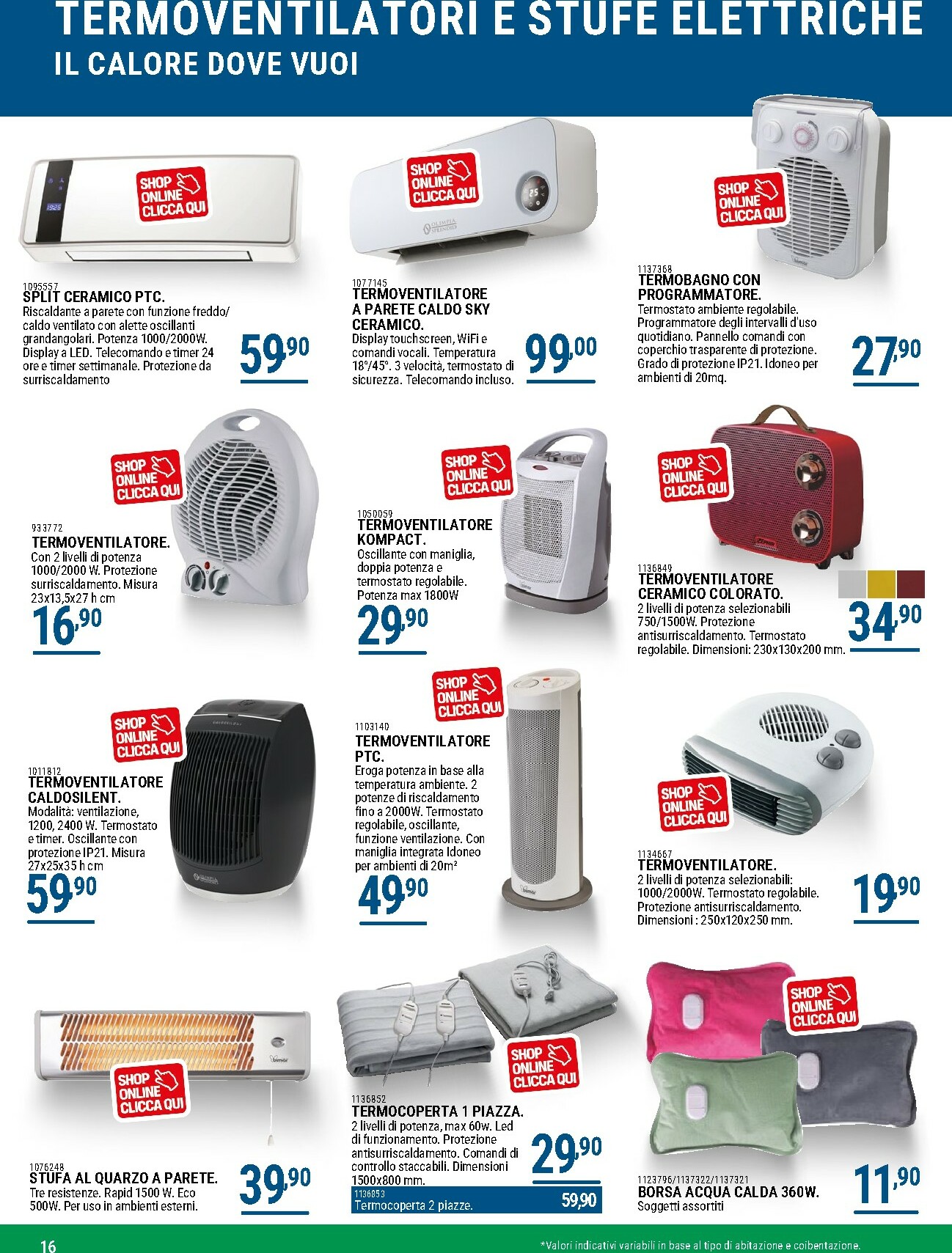 cfadda - Volantino CFADDA - Catalogo Riscaldamento valido dal 01/10 al 28/02 - page: 16