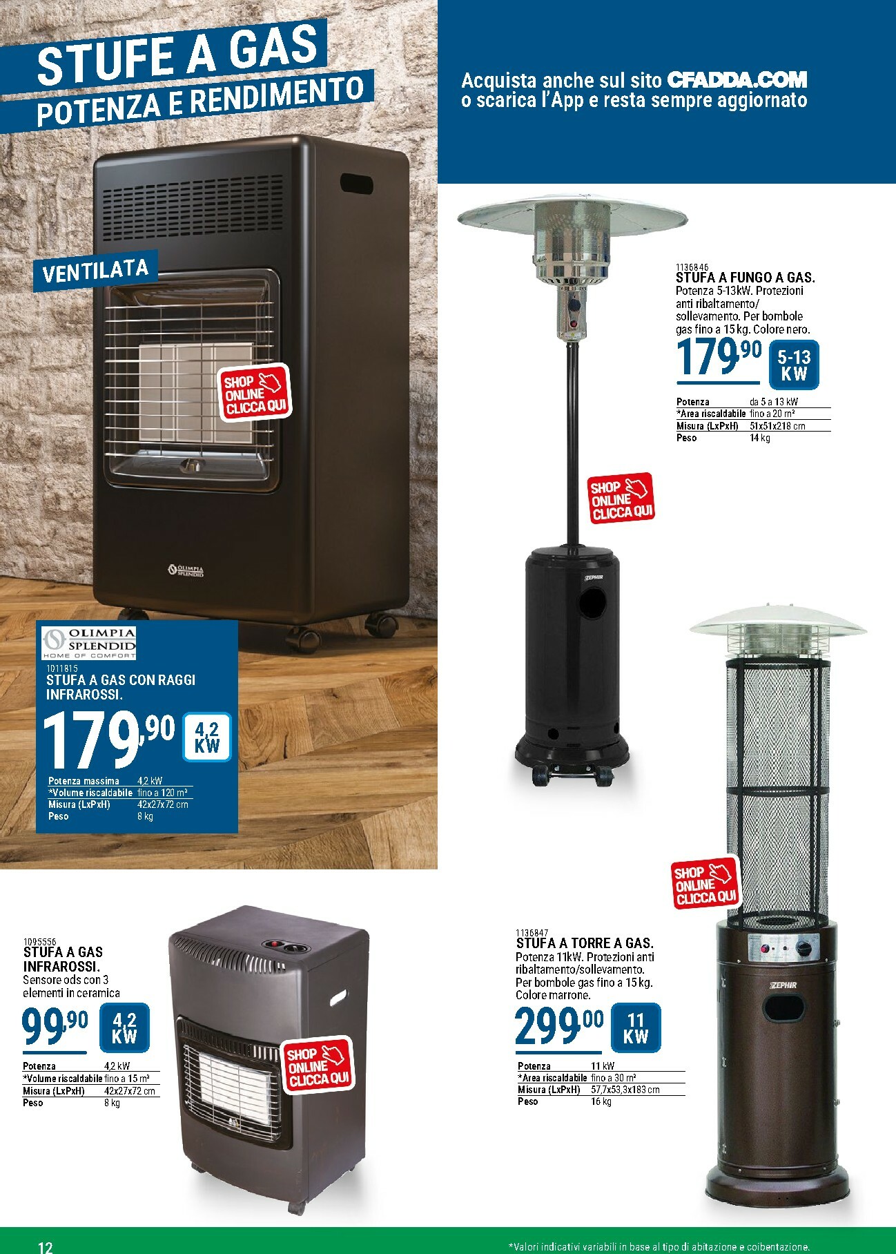 cfadda - Volantino CFADDA - Catalogo Riscaldamento valido dal 01/10 al 28/02 - page: 12