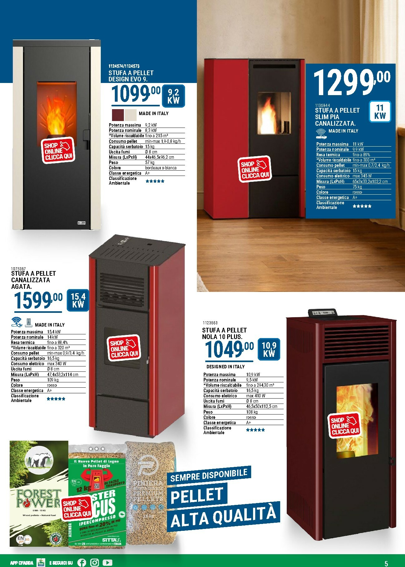 cfadda - Volantino CFADDA - Catalogo Riscaldamento valido dal 01/10 al 28/02 - page: 5