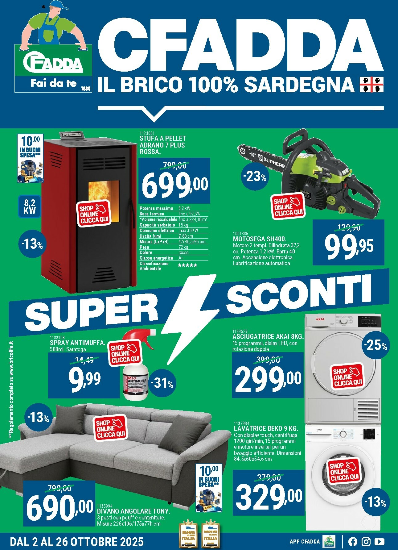 cfadda - Volantino CFADDA valido dal 02/10 al 26/10
