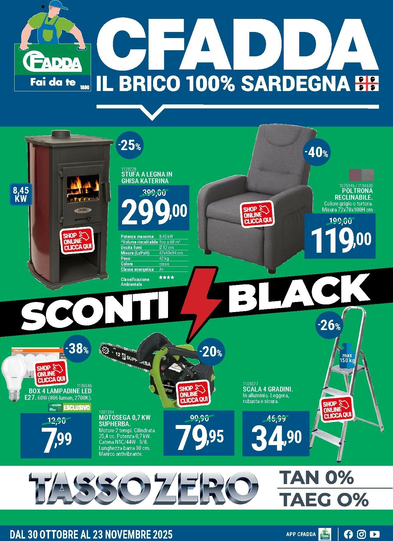 cfadda - Volantino CFADDA valido dal 30/10 al 23/11