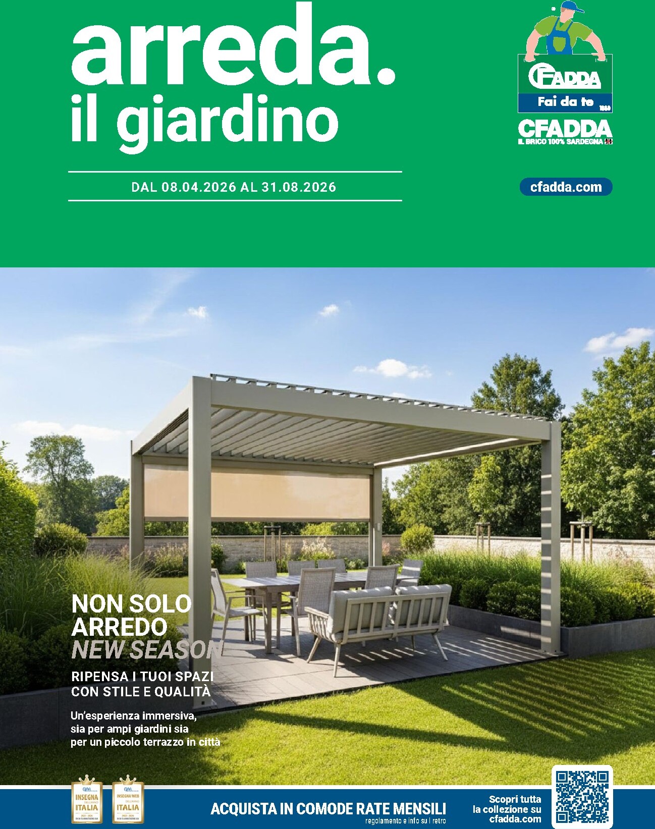 cfadda - Volantino attuale di CFADDA - Giardino valido dal mercoledì 08/04/2026 al lunedì 31/08/2026 - page: 1