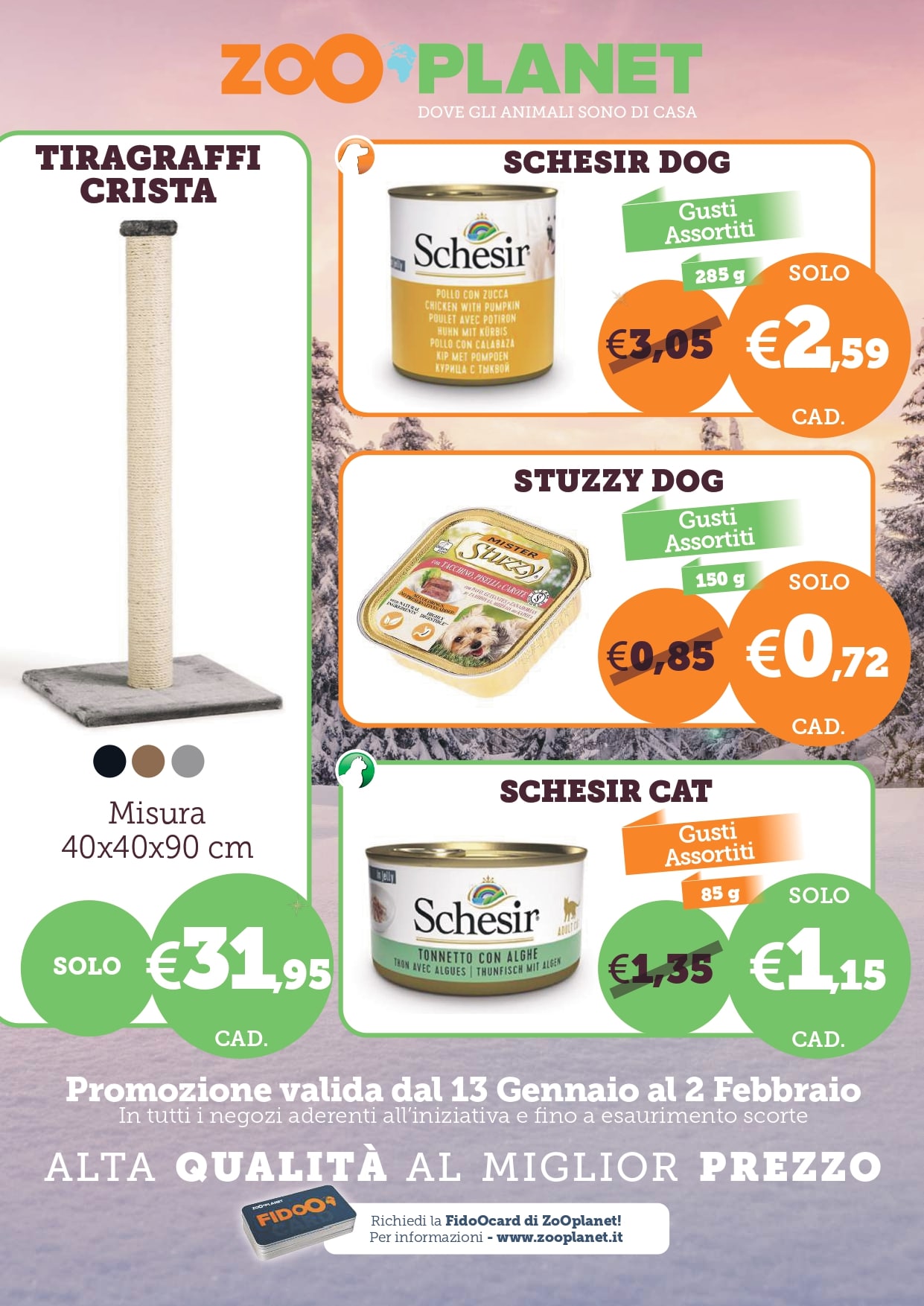 zooplanet - Volantino ZooPlanet valido dal 13/01 al 02/02 - page: 1