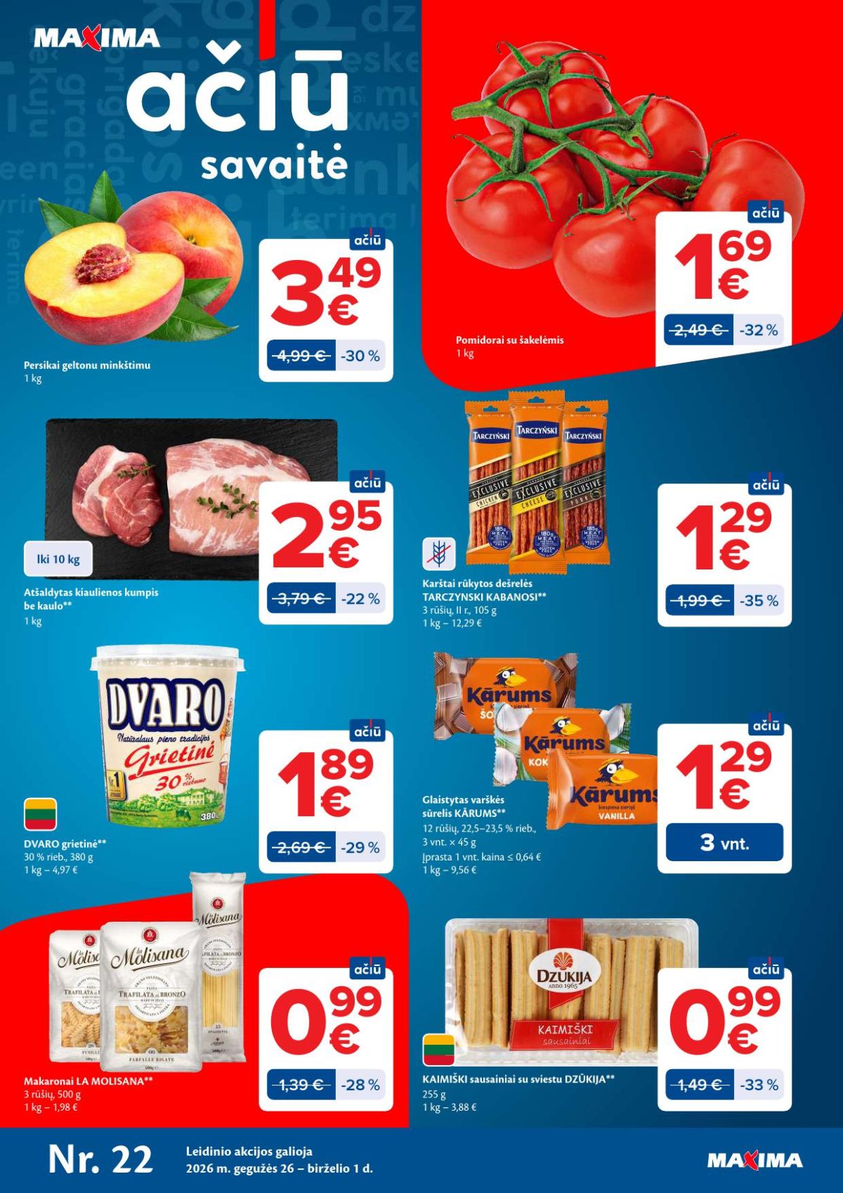 maxima - MAXIMA - Kaininis leidinys Nr.22 (2026 05 26 - 2026 06 01)