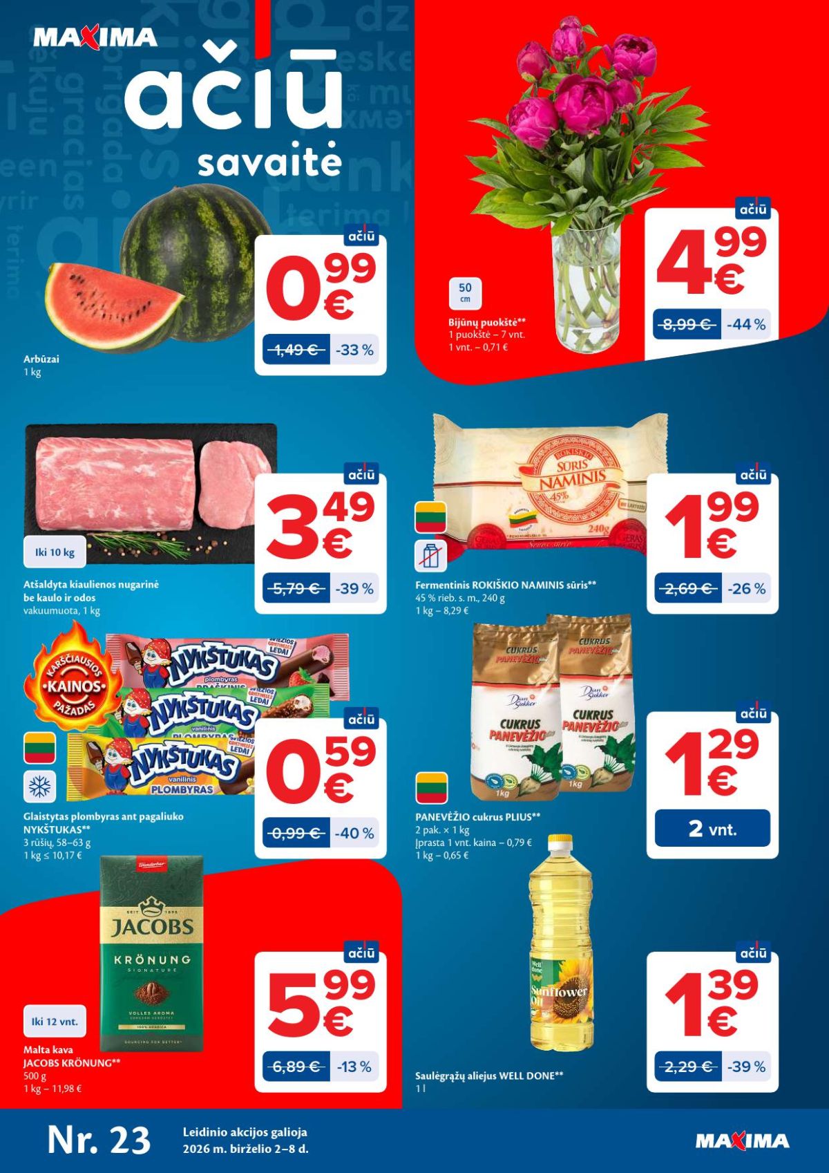 maxima - MAXIMA - Kaininis leidinys Nr.23 (2026 06 02 - 2026 06 08)