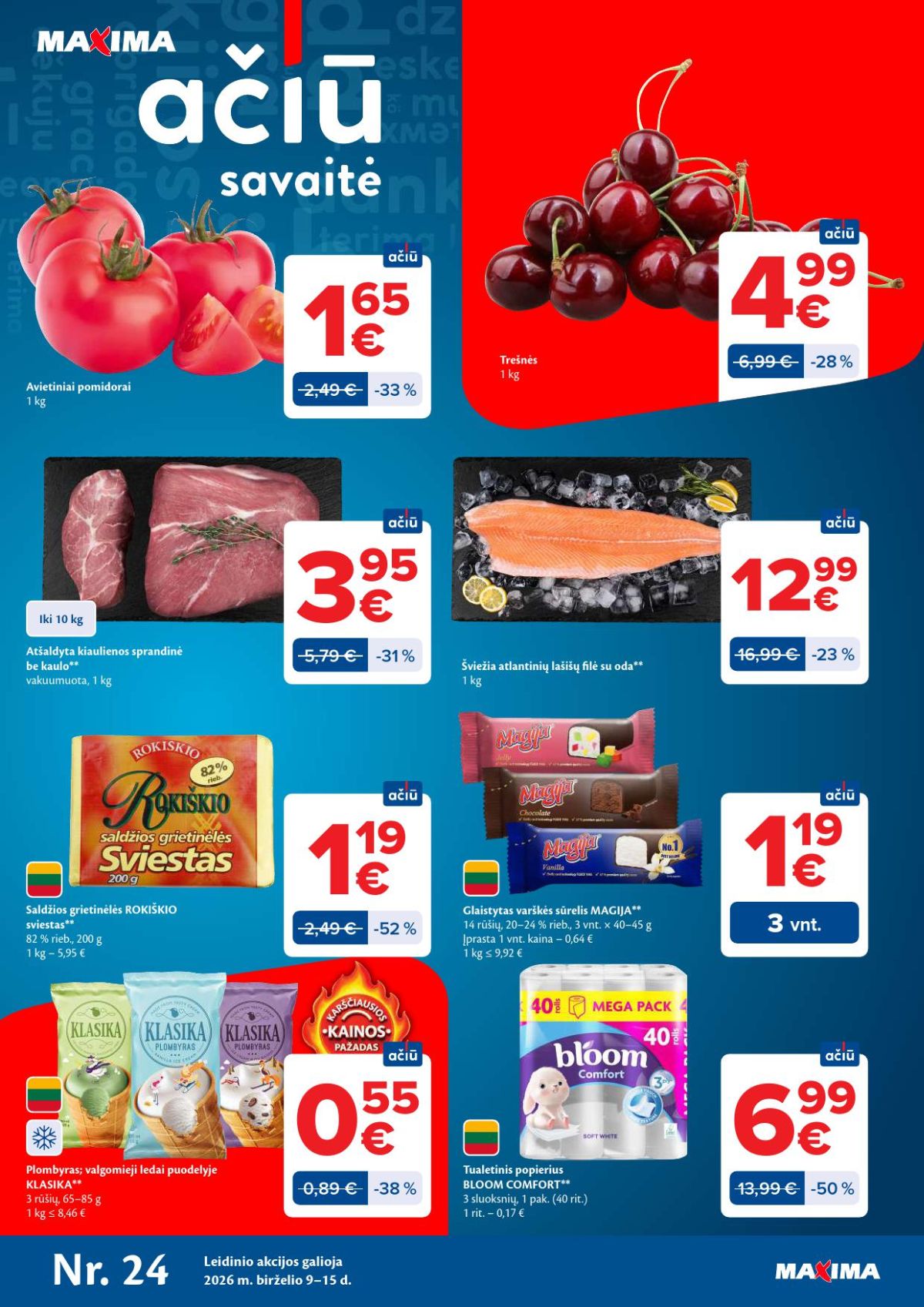 maxima - MAXIMA - Kaininis leidinys Nr.24 (2026 06 09 - 2026 06 15)