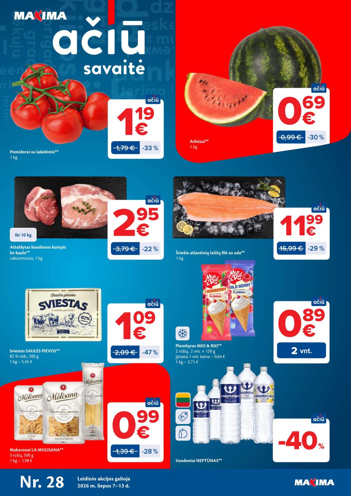 maxima - MAXIMA - Kaininis leidinys Nr.28 (2026 07 07 - 2026 07 13)