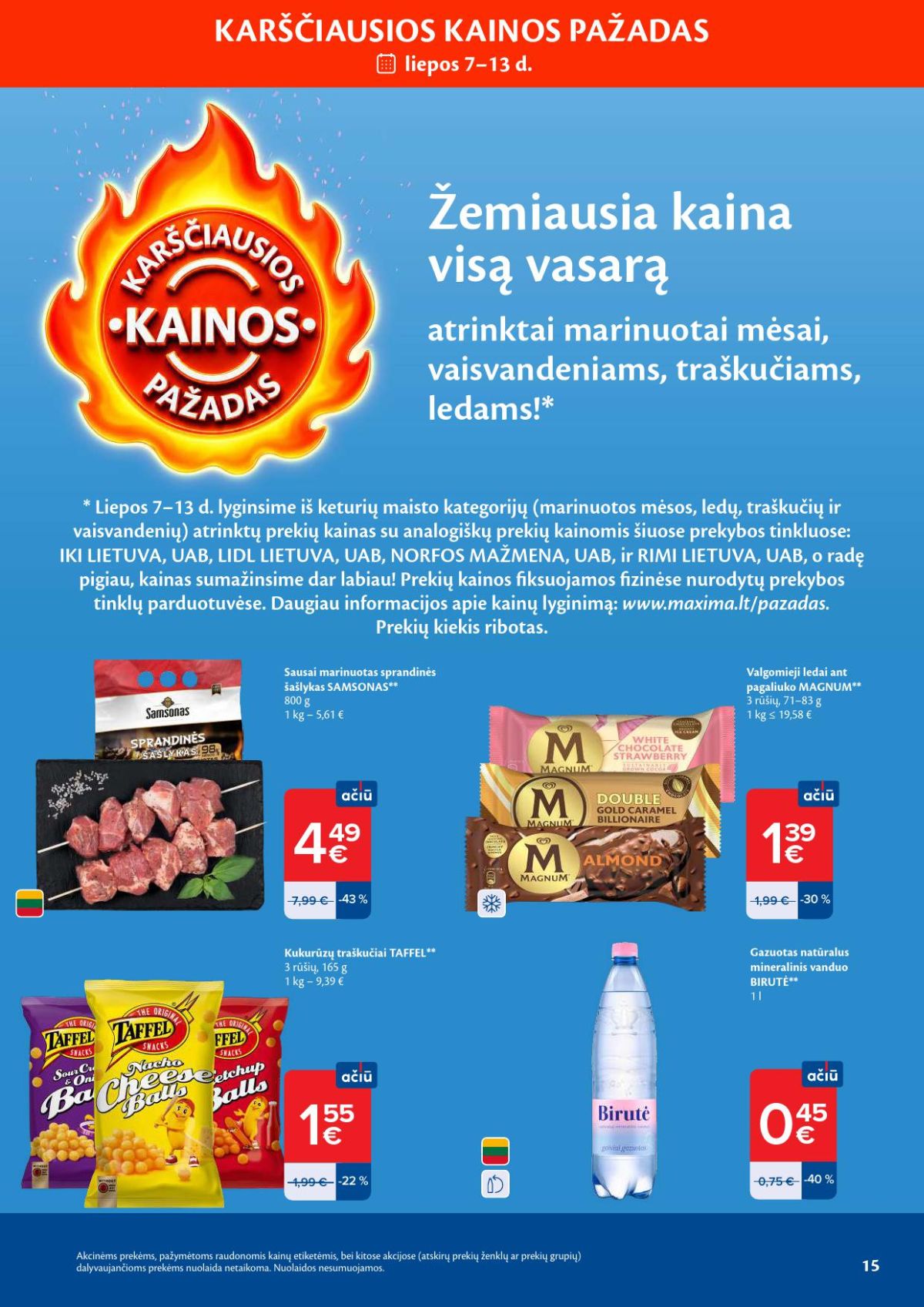 maxima - MAXIMA - Kaininis leidinys Nr.28 (2026 07 07 - 2026 07 13) - page: 8