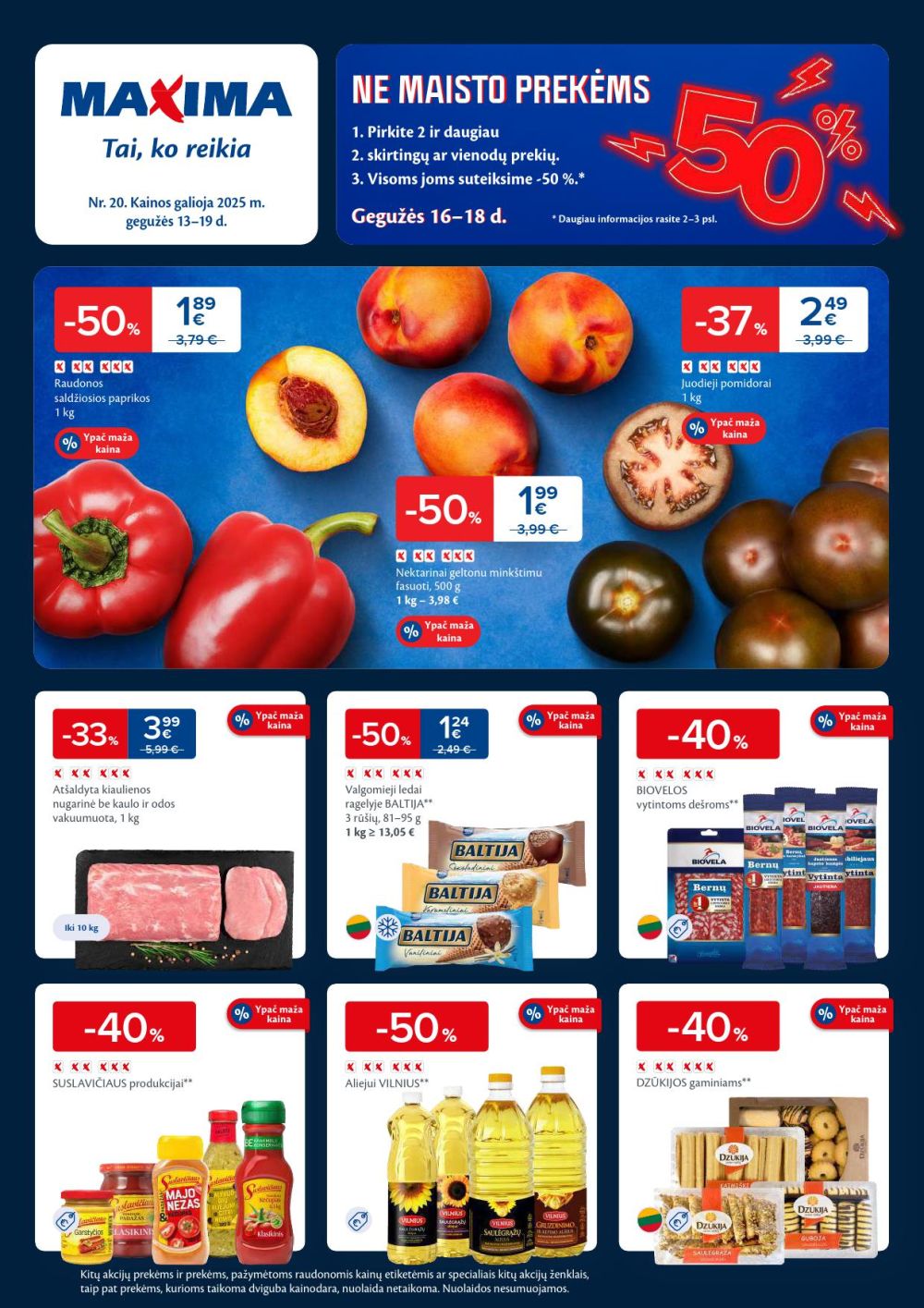maxima - MAXIMA - Kaininis leidinys Nr.20 (2025 05 13 - 2025 05 19)