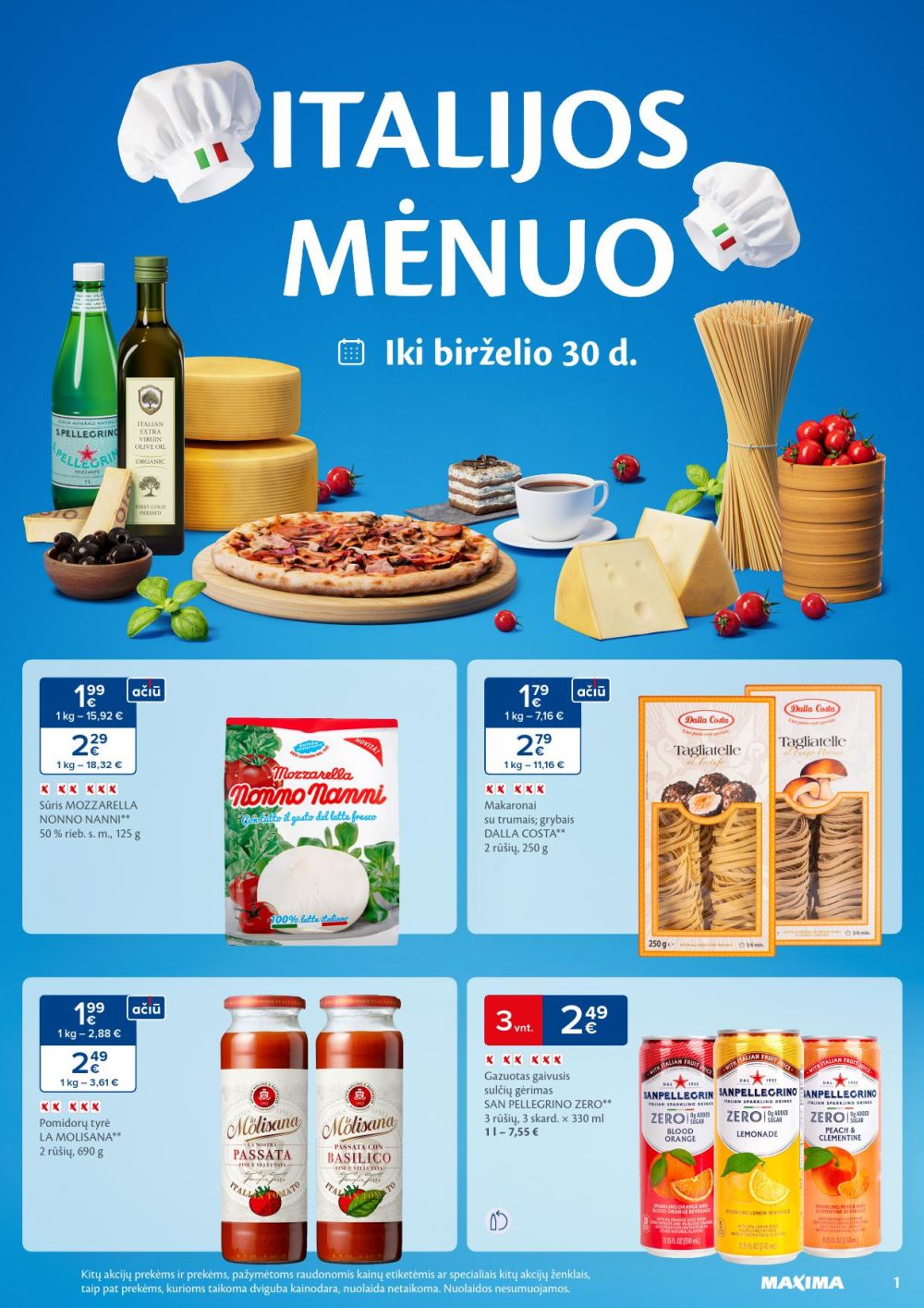 maxima - MAXIMA - Italijos mėnuo (2025 06 03 - 2025 06 30)
