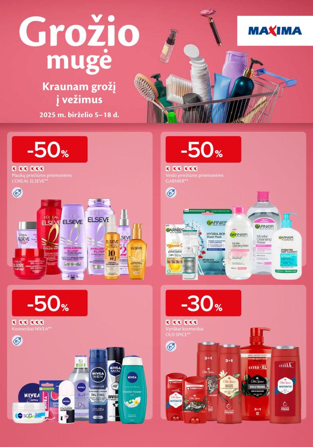 maxima - MAXIMA - leidinys „Grožio mugė“ (2025 06 05 - 2025 06 18)