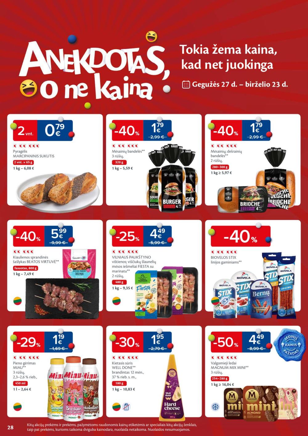 maxima - MAXIMA - Kaininis leidinys Nr.24 (2025 06 10 - 2025 06 16) - page: 28 maxima - MAXIMA - Kaininis leidinys Nr.24 (2025 06 10 - 2025 06 16) - page: 28