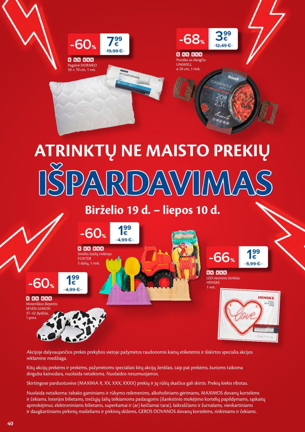 maxima - MAXIMA - Kaininis leidinys Nr.26 (2025 06 24 - 2025 06 30) - page: 40 maxima - MAXIMA - Kaininis leidinys Nr.26 (2025 06 24 - 2025 06 30) - page: 40