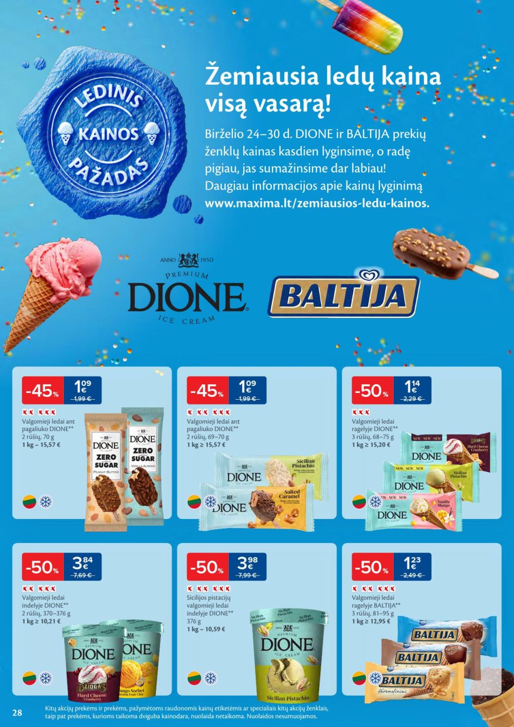 maxima - MAXIMA - Kaininis leidinys Nr.26 (2025 06 24 - 2025 06 30) - page: 28 maxima - MAXIMA - Kaininis leidinys Nr.26 (2025 06 24 - 2025 06 30) - page: 28