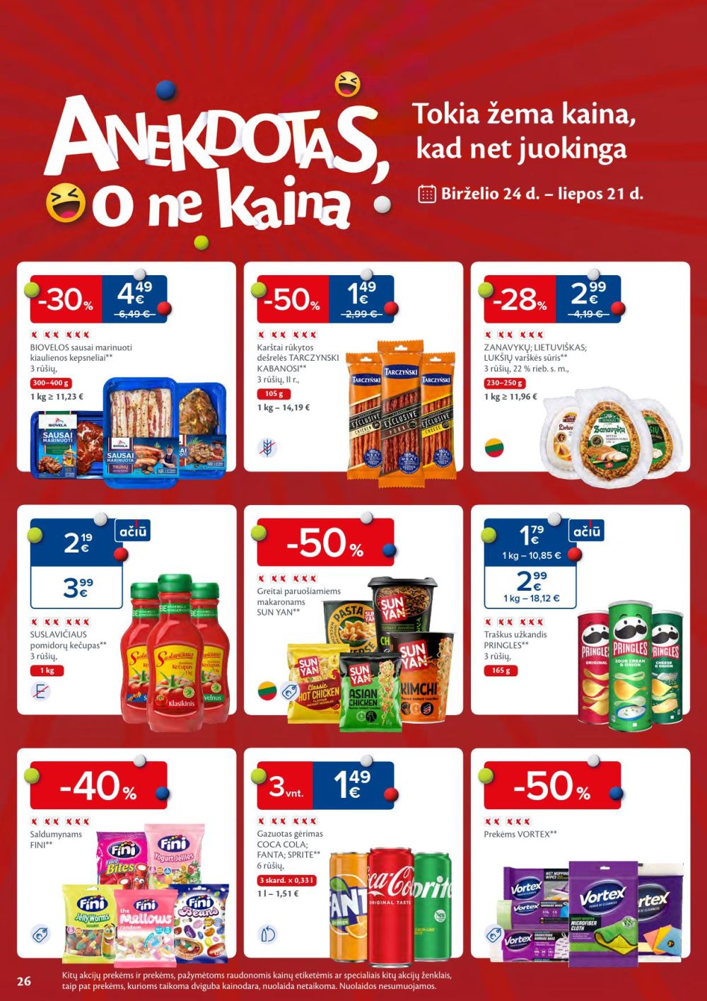 maxima - MAXIMA - Kaininis leidinys Nr.26 (2025 06 24 - 2025 06 30) - page: 26 maxima - MAXIMA - Kaininis leidinys Nr.26 (2025 06 24 - 2025 06 30) - page: 26