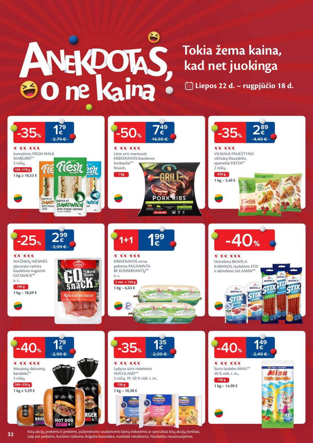 maxima - MAXIMA - Kaininis leidinys Nr.30 (2025 07 22 - 2025 07 28) - page: 32 maxima - MAXIMA - Kaininis leidinys Nr.30 (2025 07 22 - 2025 07 28) - page: 32