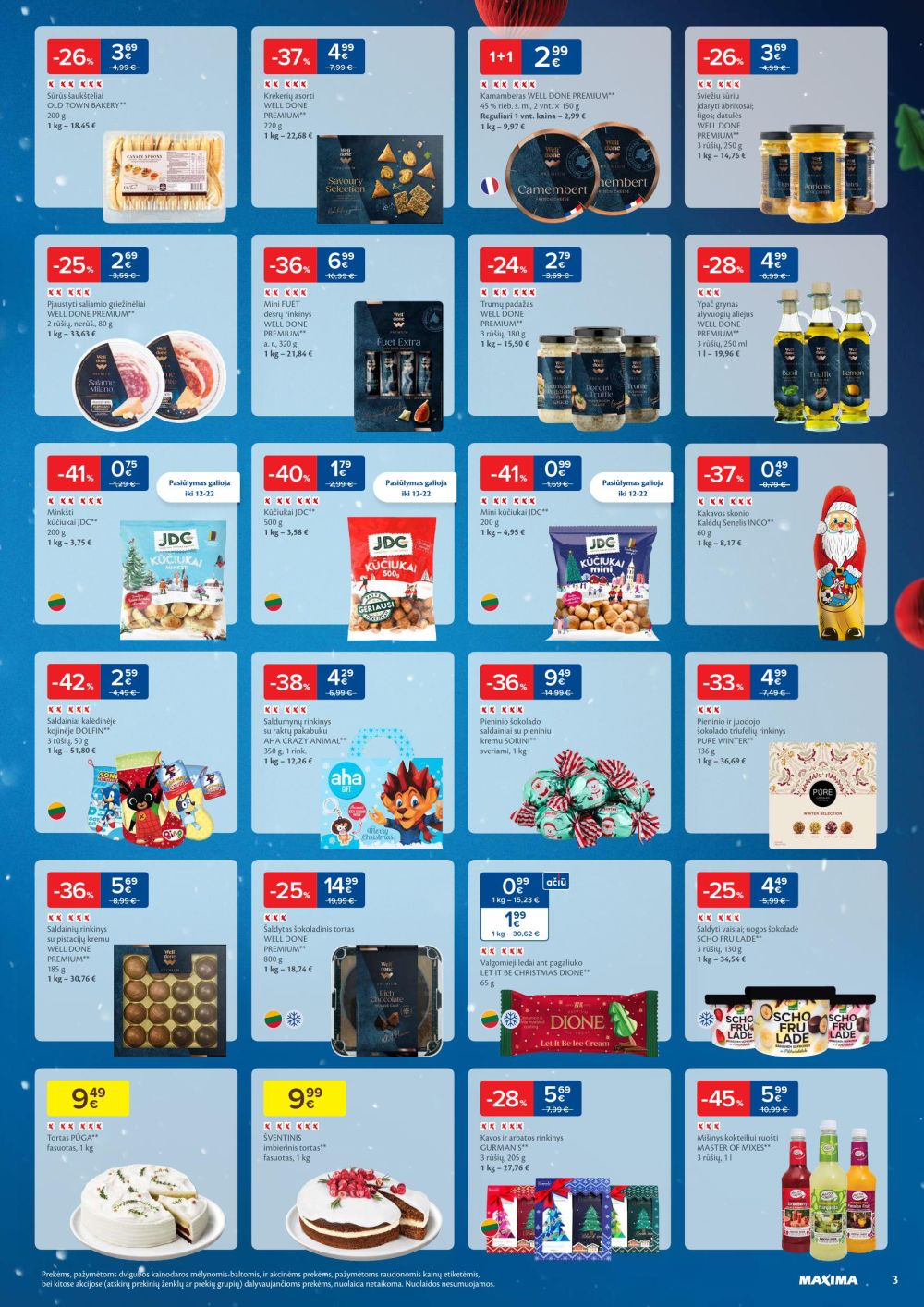 maxima - MAXIMA - Kaininis leidinys Nr.51-52 (2025 12 16 - 2025 12 28) - page: 3