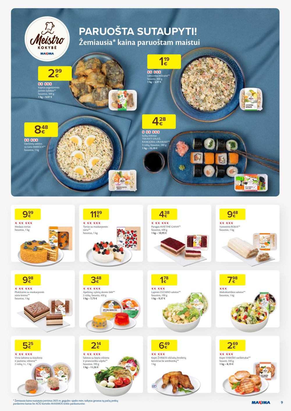 maxima - MAXIMA - Kaininis leidinys Nr.51-52 (2025 12 16 - 2025 12 28) - page: 9