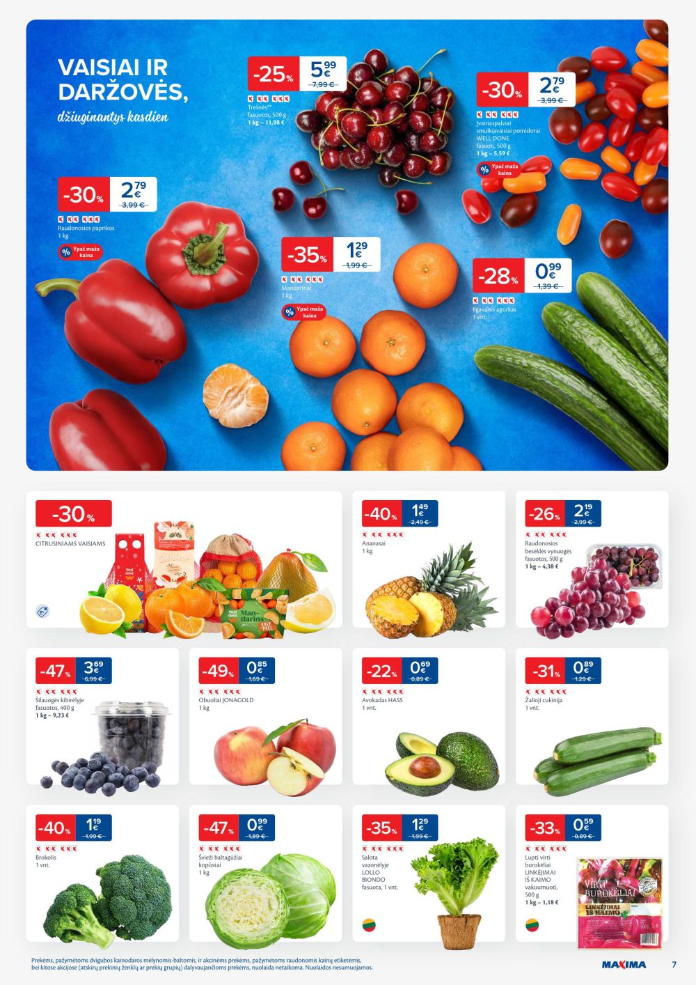 maxima - MAXIMA - Kaininis leidinys Nr.51-52 (2025 12 16 - 2025 12 28) - page: 7