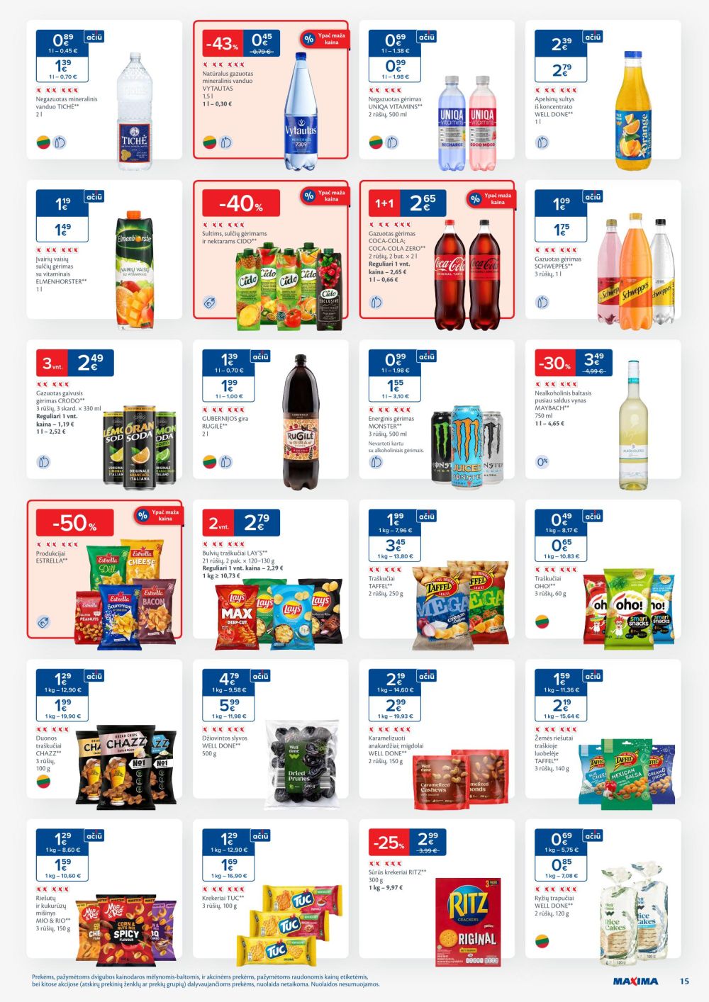 maxima - MAXIMA - Kaininis leidinys Nr.1 (2025 12 29 - 2026 01 05) - page: 15