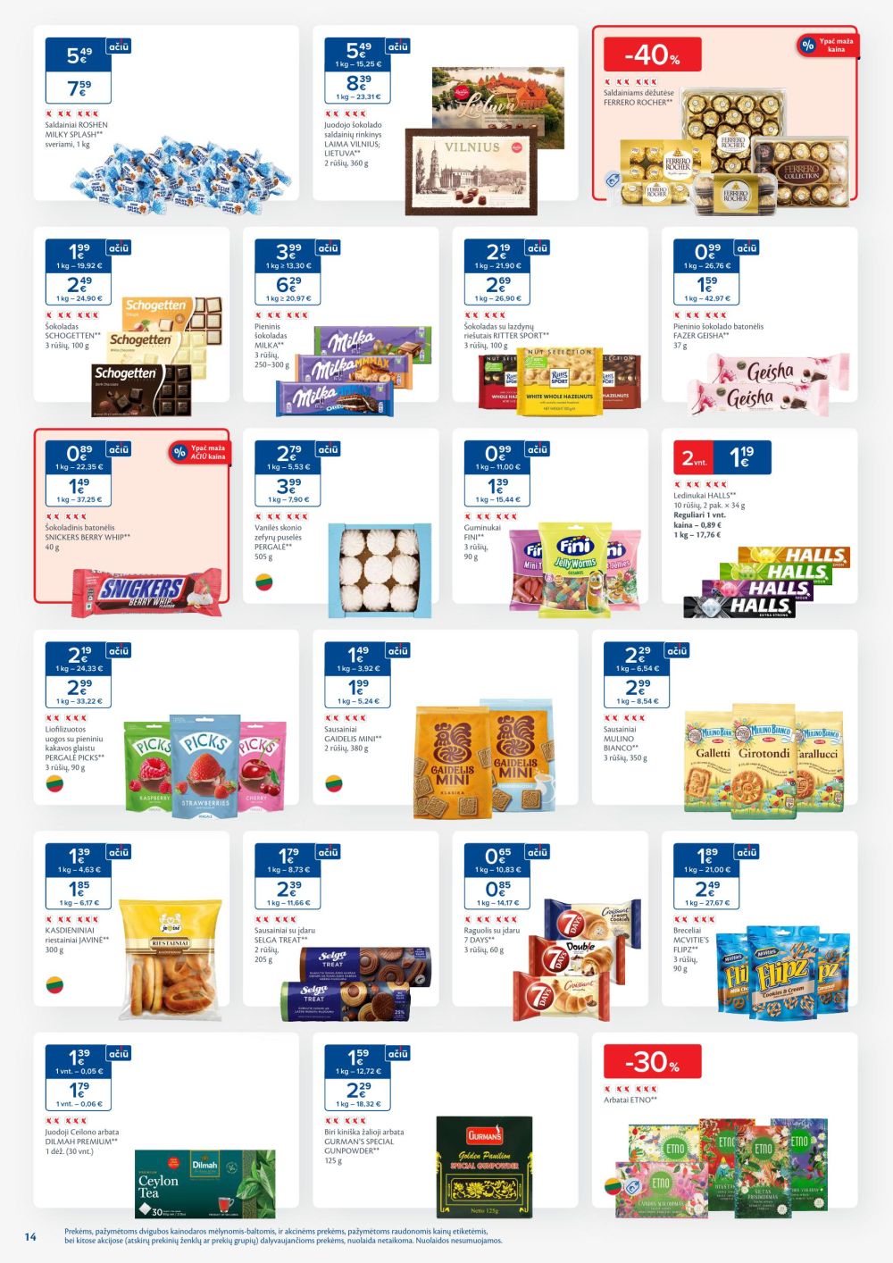 maxima - MAXIMA - Kaininis leidinys Nr.1 (2025 12 29 - 2026 01 05) - page: 14