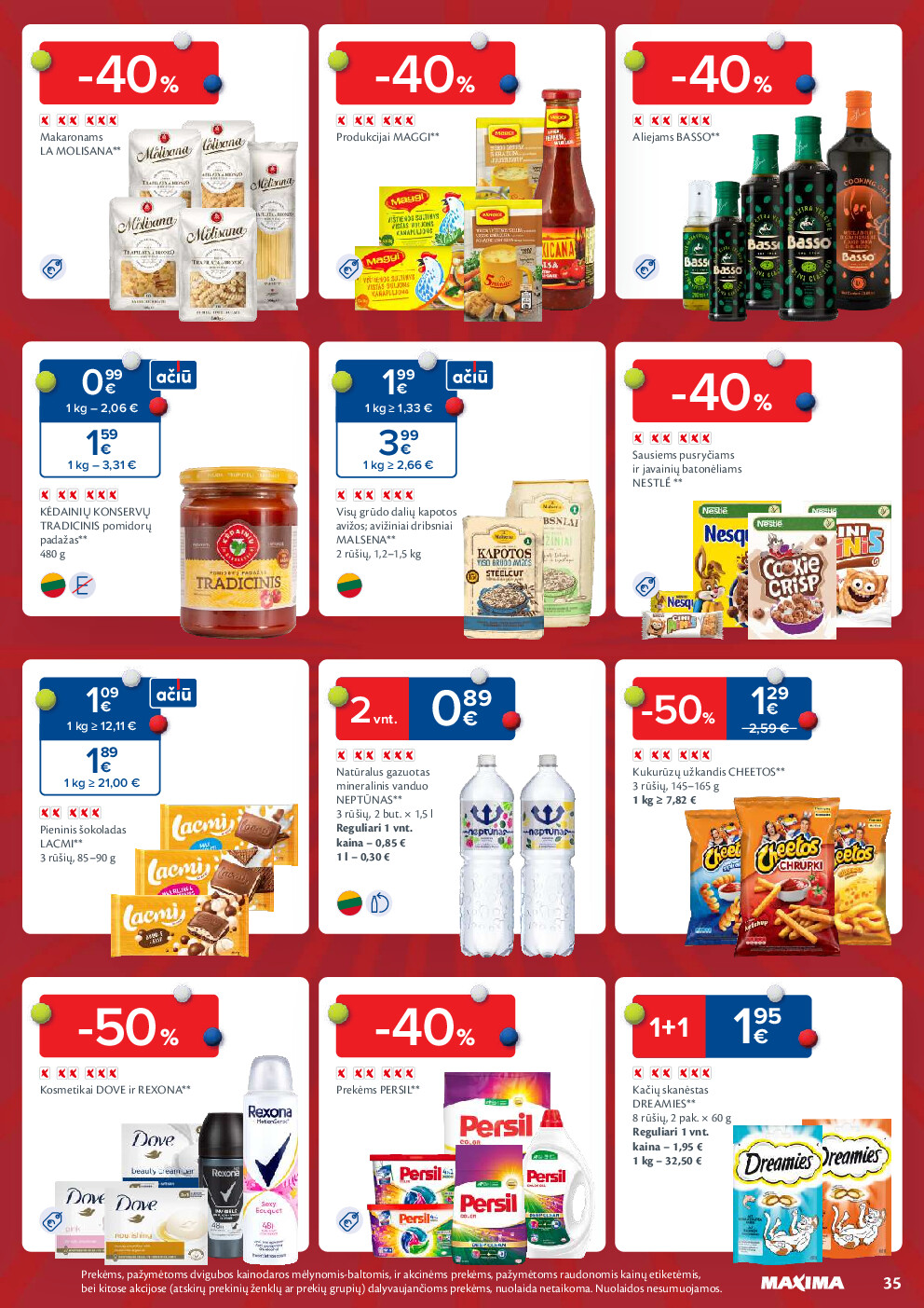 maxima - MAXIMA kaininis leidinys Nr. 2 (2026-01-06 - 2026-01-12) - page: 35