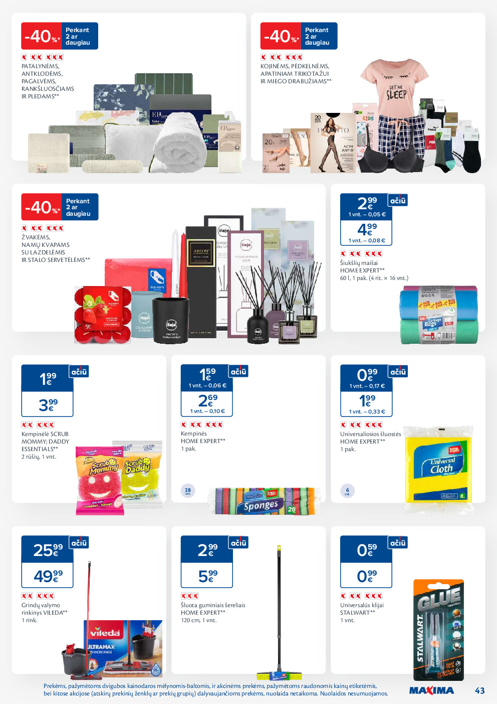 maxima - MAXIMA kaininis leidinys Nr. 2 (2026-01-06 - 2026-01-12) - page: 43
