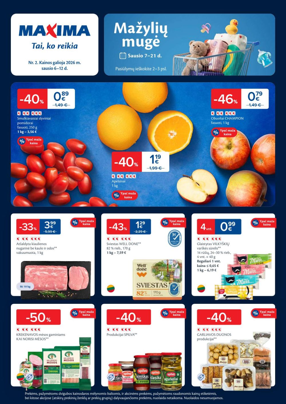 maxima - MAXIMA - Kaininis leidinys Nr.2 (2026 01 06 - 2026 01 12)