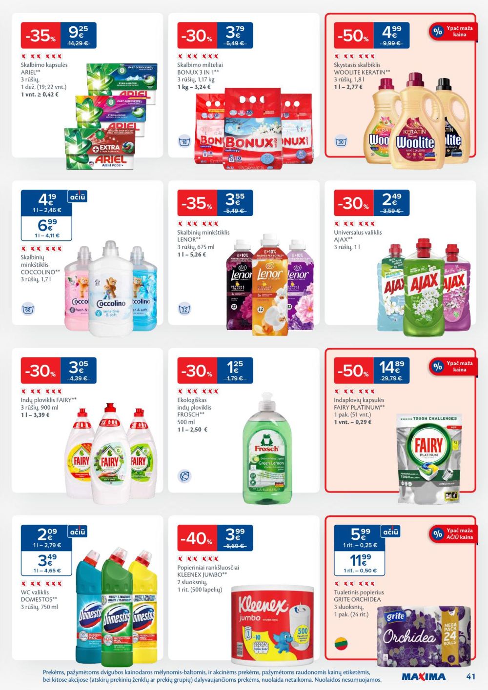 maxima - MAXIMA - Kaininis leidinys Nr.2 (2026 01 06 - 2026 01 12) - page: 41