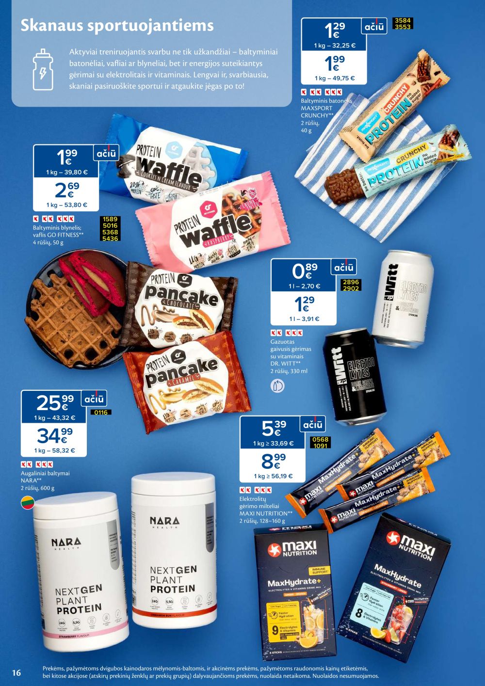 maxima - MAXIMA - SVEIKUOLIŲ MĖNUO (2026 01 06 - 2026 02 02) - page: 16