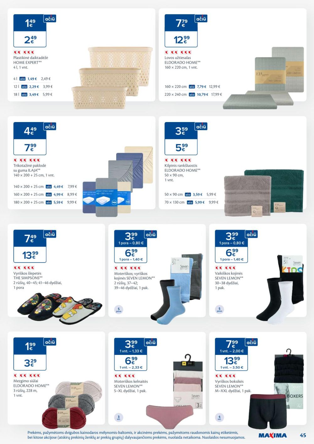 maxima - MAXIMA - Kaininis leidinys Nr.3 (2026 01 13 - 2026 01 19) - page: 45