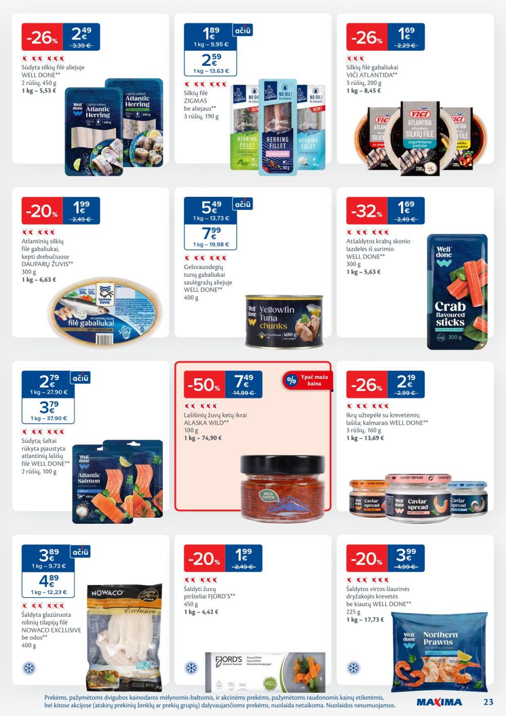 maxima - MAXIMA - Kaininis leidinys Nr.3 (2026 01 13 - 2026 01 19) - page: 23