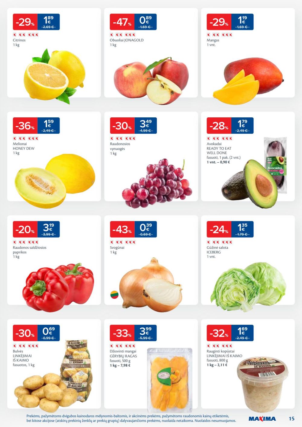 maxima - MAXIMA - Kaininis leidinys Nr.3 (2026 01 13 - 2026 01 19) - page: 15