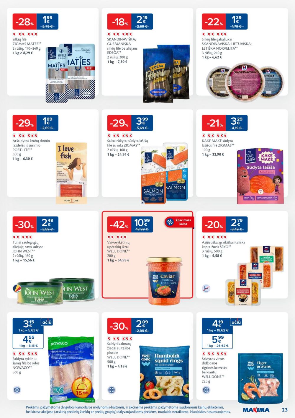 maxima - MAXIMA - Kaininis leidinys Nr.4 (2026 01 20 - 2026 01 26) - page: 23