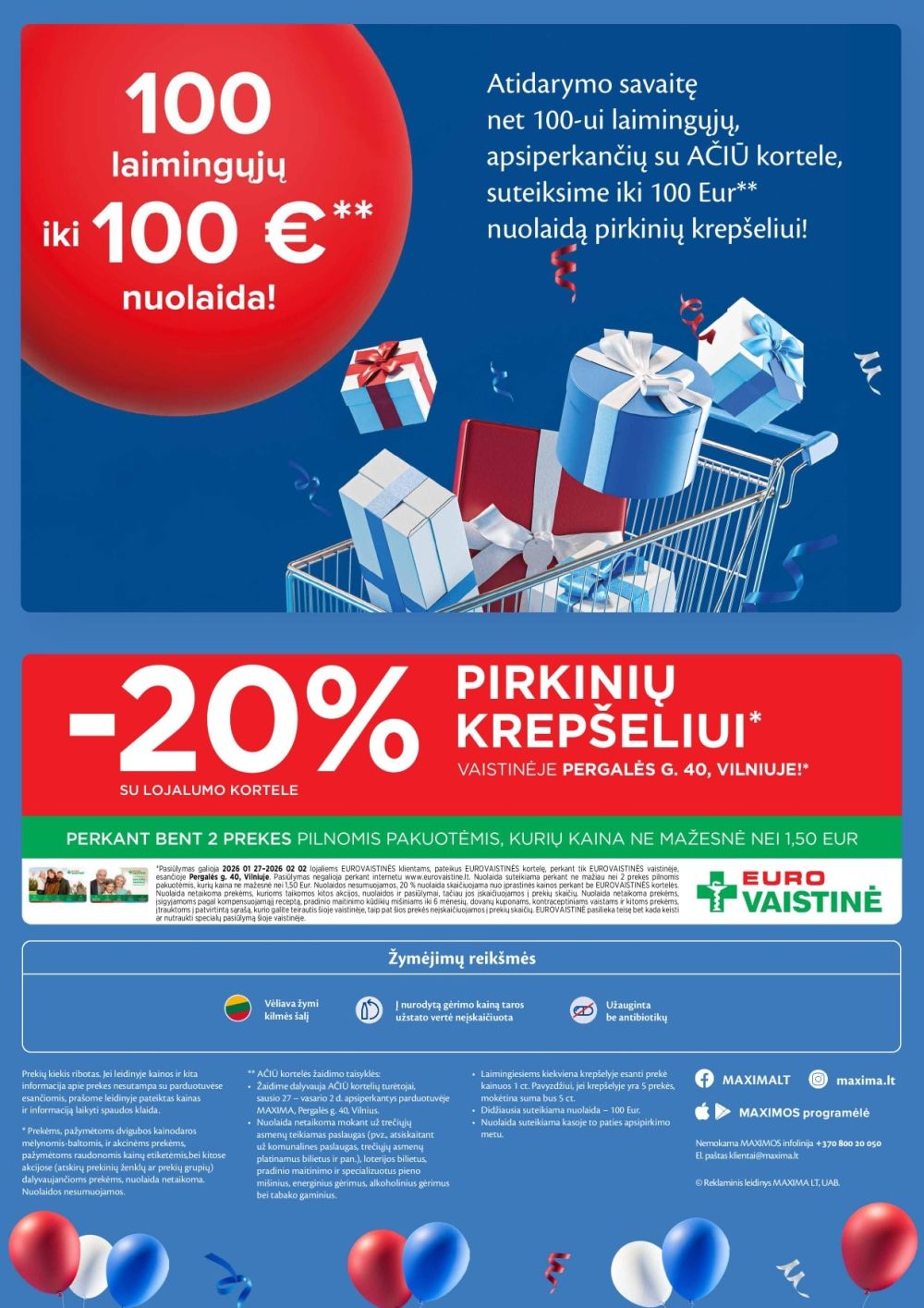 maxima - MAXIMA - Ypatingi atidarymo pasiūlymai atnaujintoje parduotuvėje Vilniuje, Pergalės g. 40 (2026 01 27 -2026 02 02) - page: 4