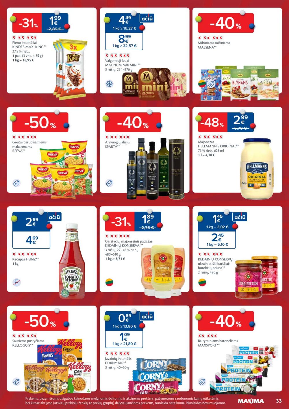 maxima - MAXIMA - Kaininis leidinys Nr.6 (2026 02 03 - 2026 02 09) - page: 33