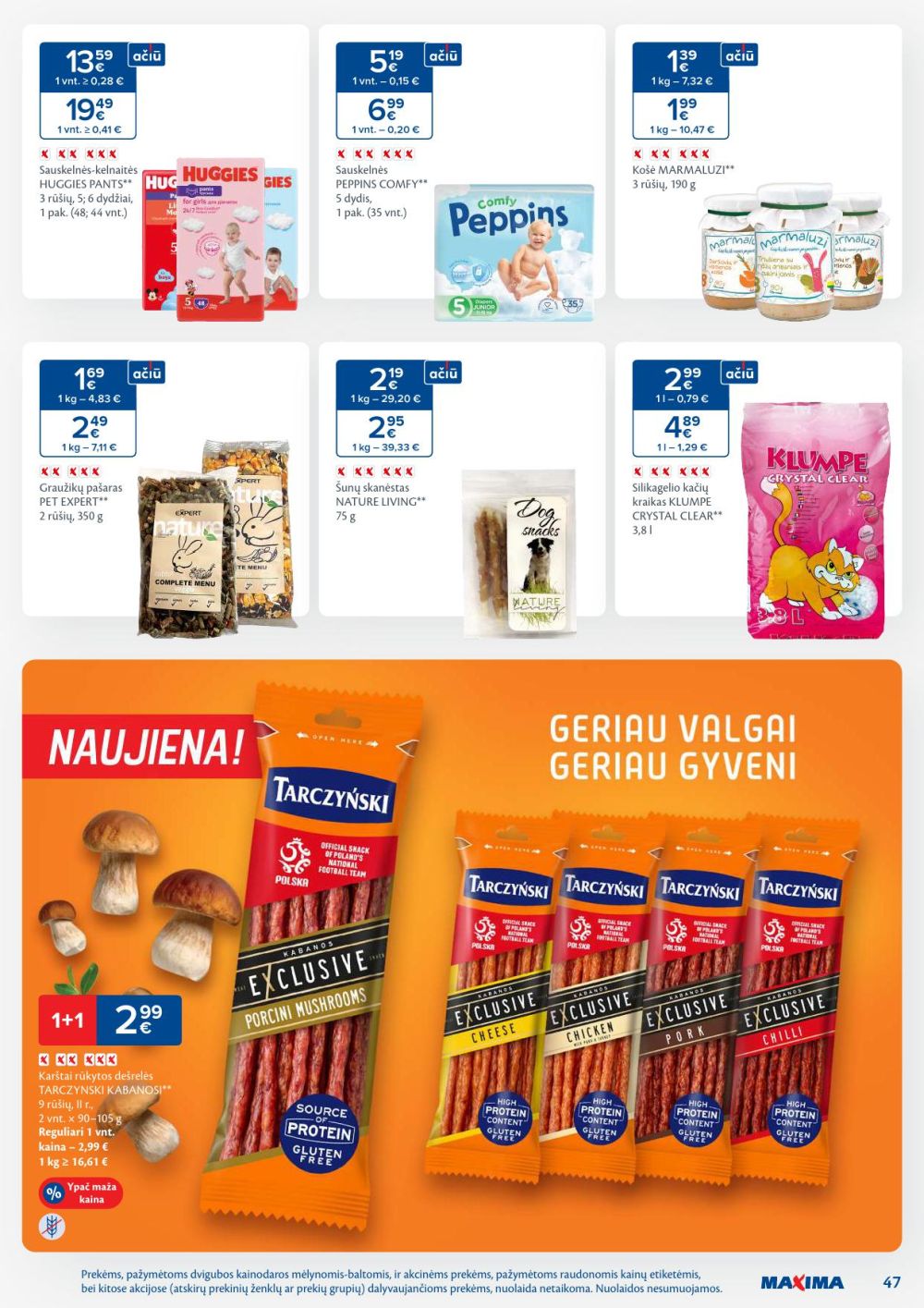 maxima - MAXIMA - Kaininis leidinys Nr.6 (2026 02 03 - 2026 02 09) - page: 47