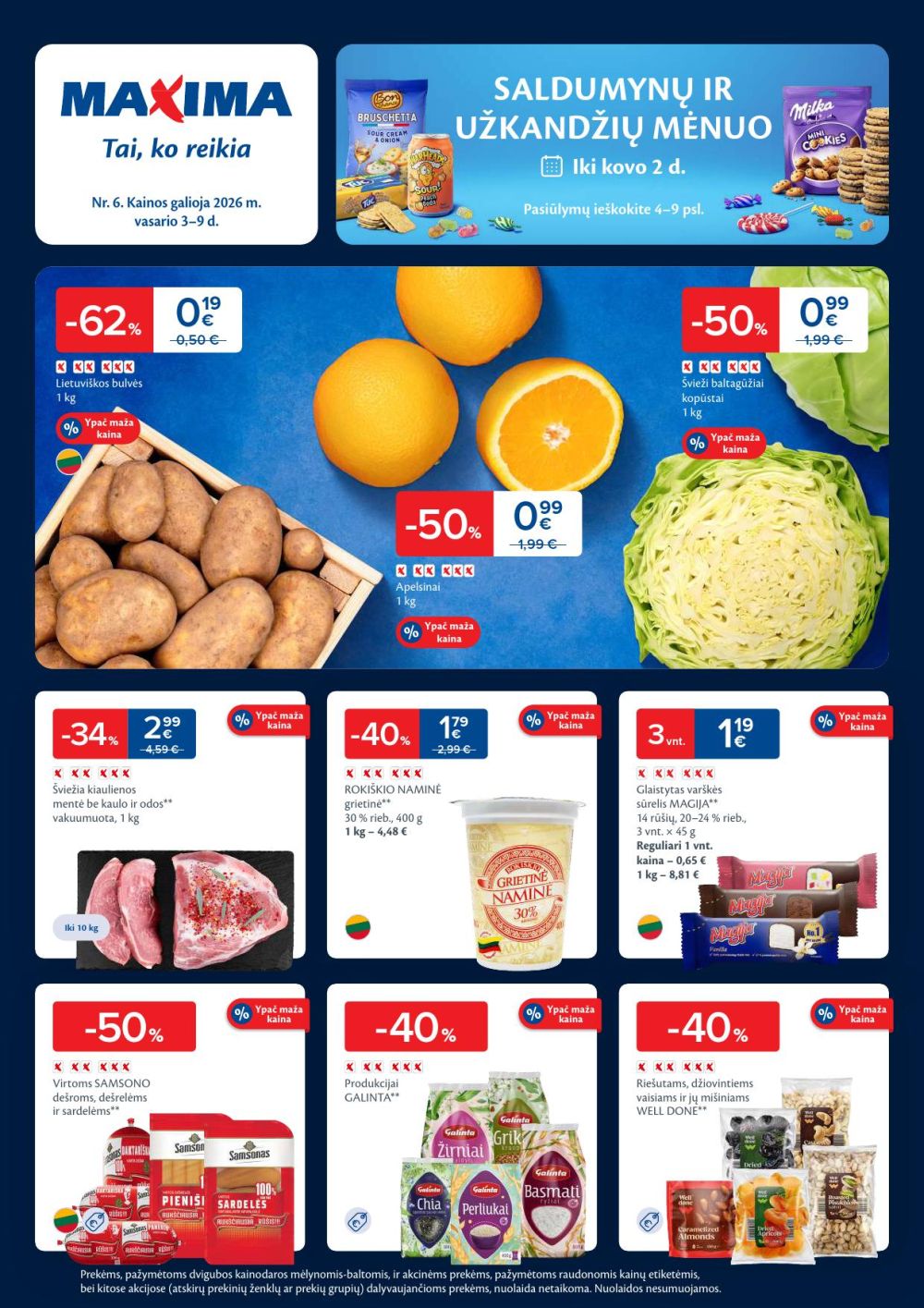 maxima - MAXIMA - Kaininis leidinys Nr.6 (2026 02 03 - 2026 02 09)