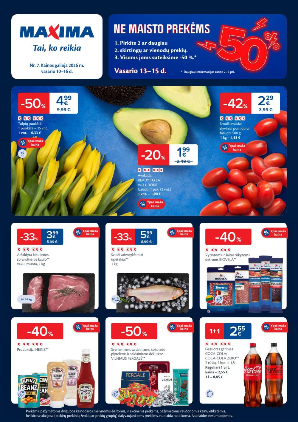 maxima - MAXIMA - Kaininis leidinys Nr.7 (2026 02 10 - 2026 02 16) - page: 1