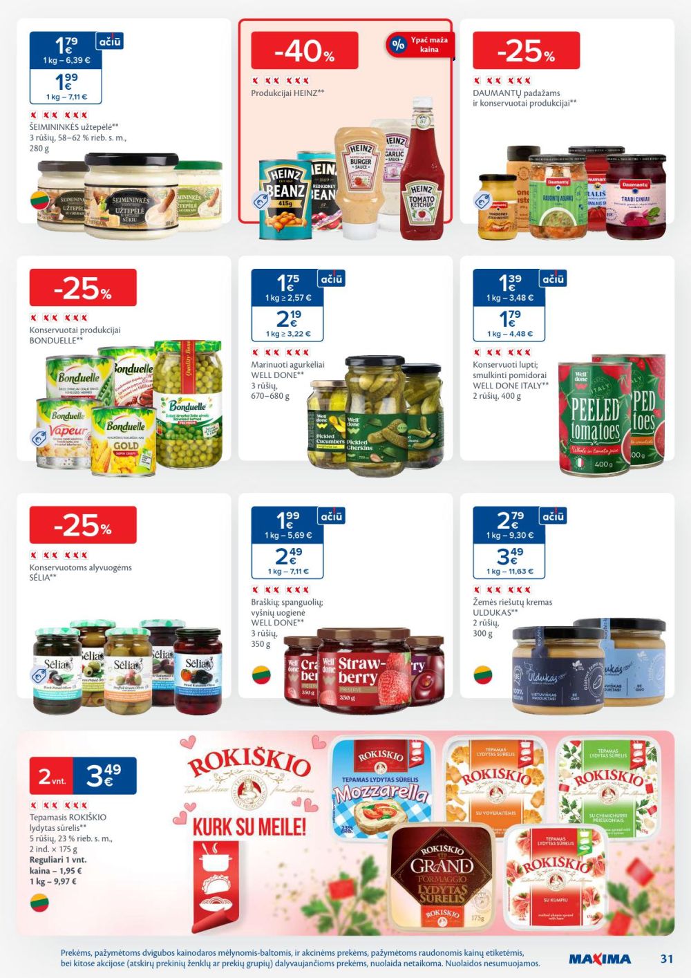 maxima - MAXIMA - Kaininis leidinys Nr.7 (2026 02 10 - 2026 02 16) - page: 31