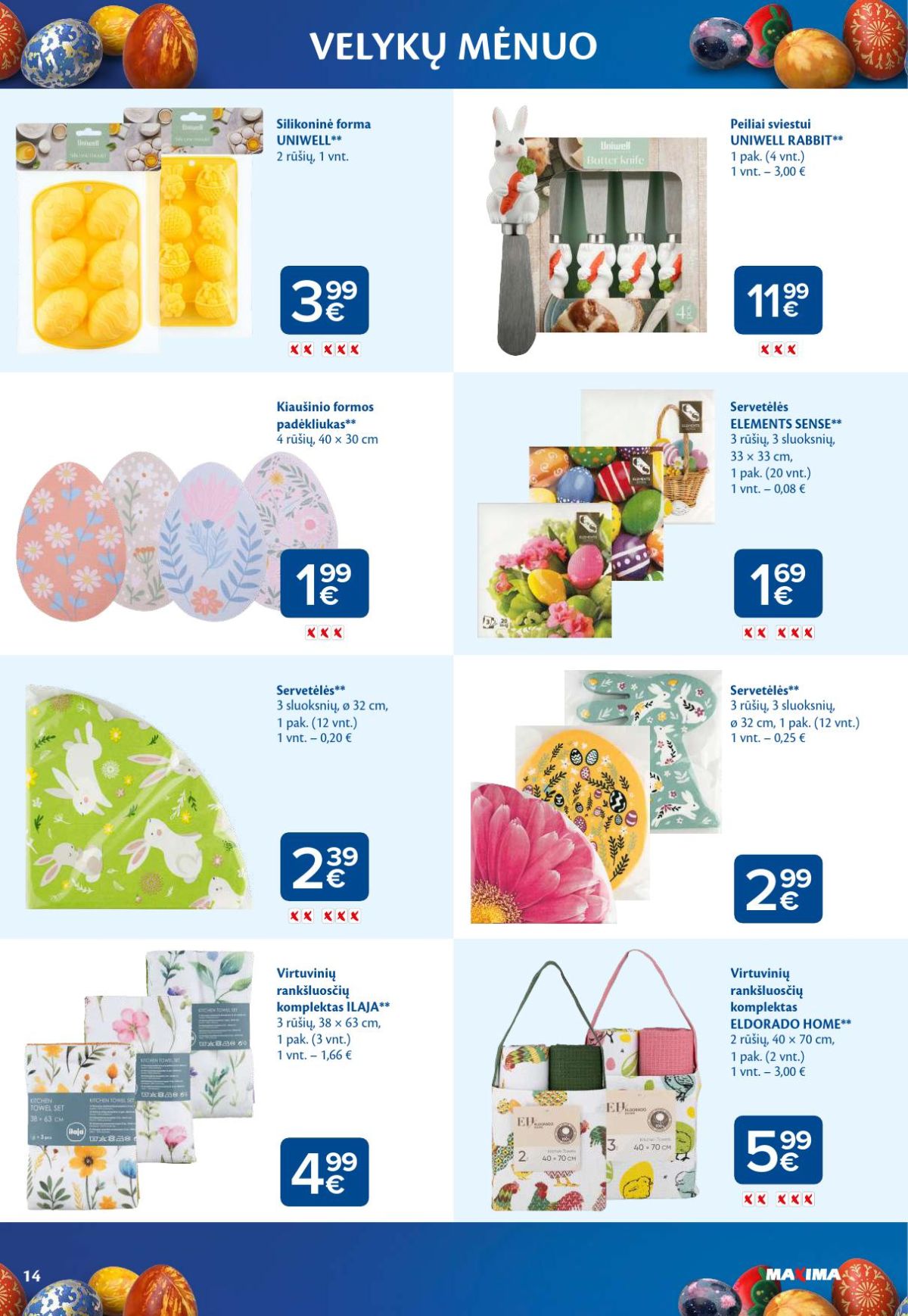 maxima - MAXIMA - VELYKŲ MĖNUO (2026 03 03 - 2026 03 09) - page: 14