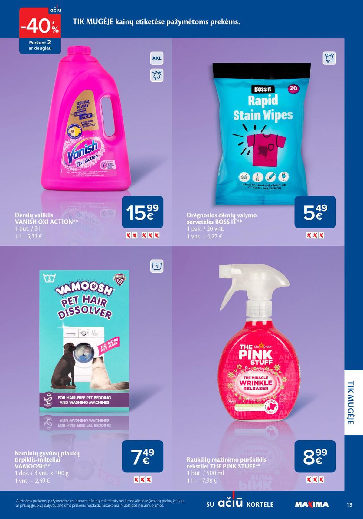 maxima - MAXIMA - Švaros mugė (2026 03 05 - 2026 03 18) - page: 13